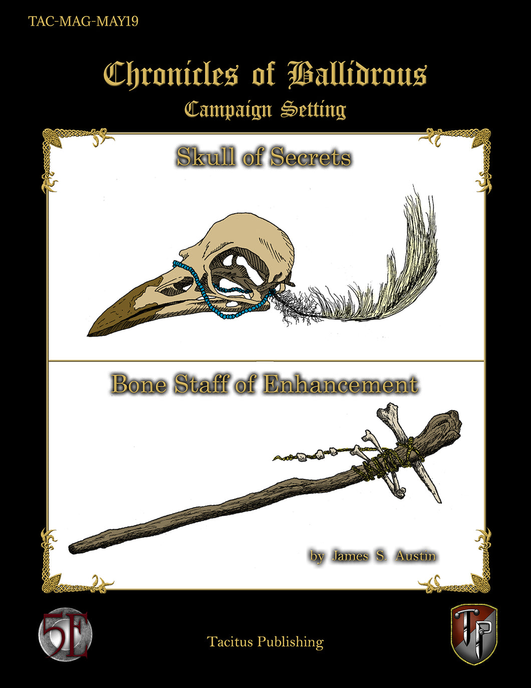 Chronicles of Ballidrous - Magical Items - Skull of Secrets & Bone Staff of Enhancement (PDF)